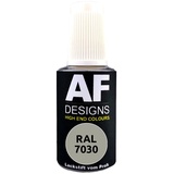 Alex Flittner Designs Lackstift RAL 7030 STEINGRAU seidenmatt 20ml Reparaturstift Acryl Retuschierlack Reparaturlack Holz Metall Möbel Bad