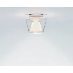 serien lighting Annex S Deckenleuchte abhängig vom Leuchtmittel (exklusive) | Standard-Fassung | Glasschirm klar, Reflektor opal