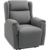 Homcom Relaxsessel, Fernsehsessel mit Liegefunktion, TV-Sessel mit Taschenfederkern, Gepolstert Liegesessel, Ruhesessel bis 150 kg belastbar für Wohnzimmer, Sessel, Relaxsessel