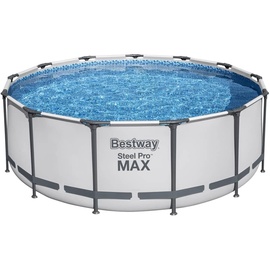 BESTWAY Steel Pro MAX Rund Pool Set 396x122 cm