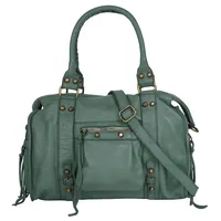 Samantha look Shopper, echt Leder, Made in Italy grün
