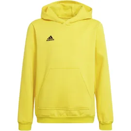 adidas Entrada 22 Hoodie Kinder - Team Yellow/Black 140