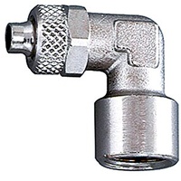 Riegler Winkel-Aufschraubverschraubung, G 1/4, für Schlauch 8/6, MS vern.