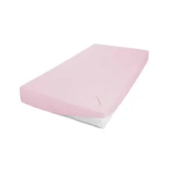 Jersey Spannbettlaken , rosa/pink , 100% Baumwolle , Maße (cm): B: 150 H: 22 T: 22