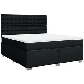 vidaXL Boxspringbett 180 x 200 cm Schwarz