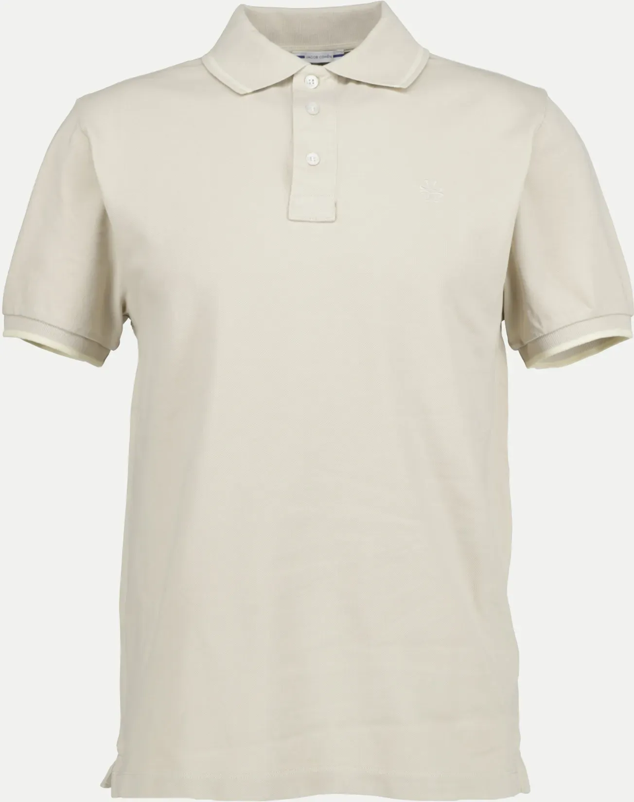 Piqué Polo aus Baumwolle Beige XXL