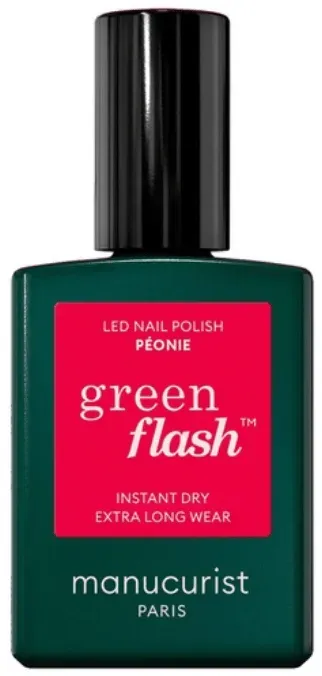 Manucurist Green Flash Nail Polish Peonie  (15 ml)