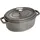 Staub Cocotte 27 cm oval graphitgrau