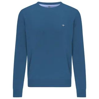 Fynch Hatton FYNCH-HATTON Strickpullover, mit Logostickerei FYNCH-HATTON azure