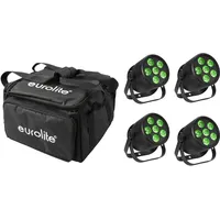 Eurolite Set 4x LED Silent Par 6 QCL Floor