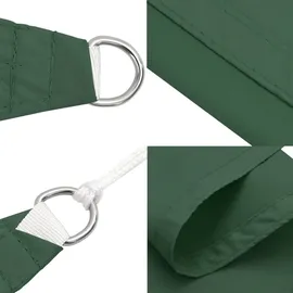 vidaXL Sonnensegel Oxford-Gewebe Quadratisch 5 x 5 m Schwarz