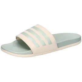 adidas Comfort Adilette Wonder White / Linen Green Metallic / Linen Green Metallic 39
