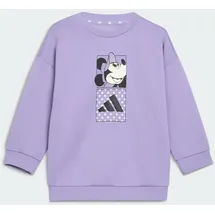 adidas Baby - Mädchen DISNEY MINNIE MAUS SET, T-SHIRT UND SHORTS magic lilac/off white, 6-9 Months