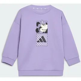 adidas Baby - Mädchen DISNEY MINNIE MAUS SET, T-SHIRT UND SHORTS magic lilac/off white, 6-9 Months