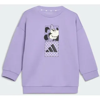 adidas Baby - Mädchen DISNEY MINNIE MAUS SET, T-SHIRT UND SHORTS magic lilac/off white, 6-9 Months