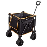 Aktive Transportwagen faltbar Schwarz/Orange