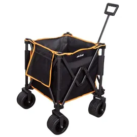 Aktive Transportwagen faltbar Schwarz/Orange