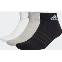 Adidas Cushioned Sportswear Ankle Socken 6 Paar Medium Grey Heather / White / Black 46-48