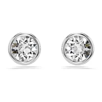 Swarovski Ohrstecker Imber weiß 5696073 rhodiniert