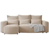 4All Home Ecksofa, Hellrosa, Holzwerkstoff, 3-Sitzer, L-Form, 248x148 cm, Wohnzimmer, Sofas & Couches, Wohnlandschaften, Ecksofas