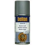 belton Bronze-Spray, 150 ml, dekorativer Sprühlack zum Basteln und Verzieren, einzigartiger Antik-Look für Innen und Außen (Silber)