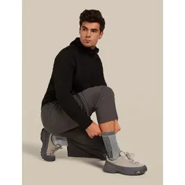 Icebreaker Merino Hike+ Mountaineer Mid Calf - Merinosocken - Herren Jet Hthr / Black L (44.5 - 46.5)