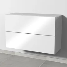 Sanipa Anbauschrank 2 Auszüge 80 x 80 x 32,8 cm Weiß-Glanz