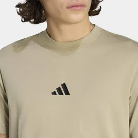 adidas ESSENTIALS SMALL LOGO SINGLE JERSEY braun M