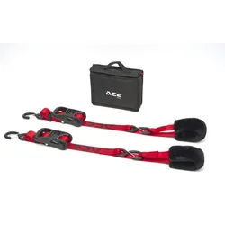 Acebikes Ratchet Premium Deluxe 2-Pack Motorrad-Sicherung Spanngurte 900 daN