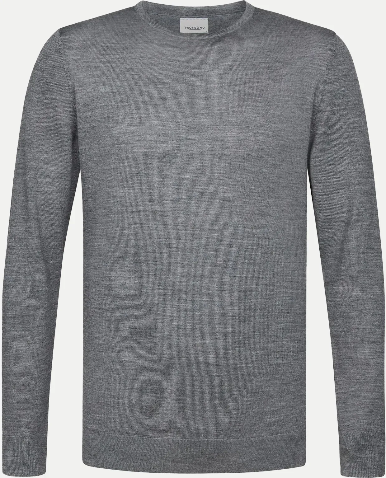 Pullover aus extrafeiner Merinowolle Grau L