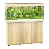 JUWEL Rio 240 Aqua­ri­um­kom­bi­na­ti­on  SBX mit LED-Be­leuch­tung, Heizer, Filter und Un­ter­schrank helles Holz