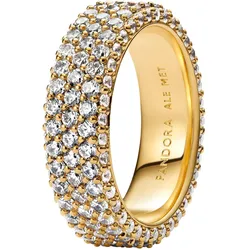 Pandora 162634C01 Damenring Zeitloses Pavé Goldfarben, 54/17,2