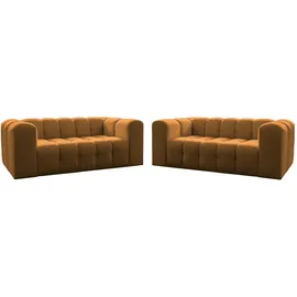 Fun Möbel SOFASET Solvie 2-2 In Moly