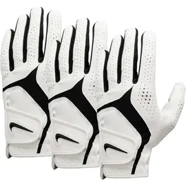 Nike Golf Handschuh Dura Feel - 3er Pack, weiss/schwarz