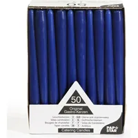 Papstar Leuchterkerzen 25 cm dunkelblau 100 St.
