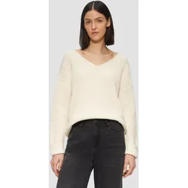 s.Oliver Strickpullover im Relaxed Fit Beige 44