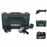 Metabo W 18 L 9-125 inkl. 1x Akku 4,0 Ah + metaBOX