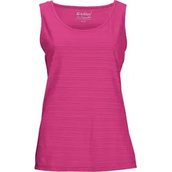 Funktionstop KILLTEC "KOS 41 WMN TP", Damen, Gr. 46, pink, Oberstoff: 93% Polyester, 7% Elasthan, sportlich, Tops, Schnelltrocknendes Funktionstop, dezent gestreift