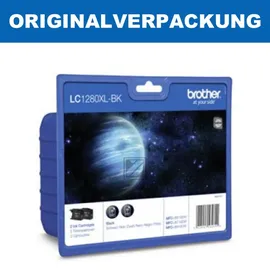Brother LC-1280XLBK schwarz 2er Pack