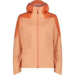 Funktionsjacke JACKET FIX HOOD mango|schiefergrau 38