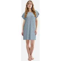 Tom Tailor Nachthemd mit Motiv Blau M (38)