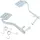 acogedo 1 Paar Go-kart-pedale-set, Bremsgas, mit für 196 Cc, 6,5 PS Road Rocket Azusa Fun Kart,