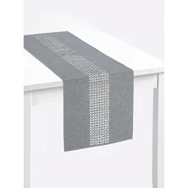 Witt Weiden Tischdecke Gr. 2 40 x 140 cm Grau