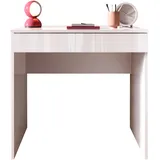 INOSIGN Schreibtisch »Basic, Computertisch mit 1 Schublade«, Arbeitstisch, Schminktisch in versch. Farben, Breite 78 oder 110 cm weiß