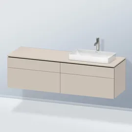 Duravit L-Cube Schrank mit Konsolenplatte, LC4871R91910000,