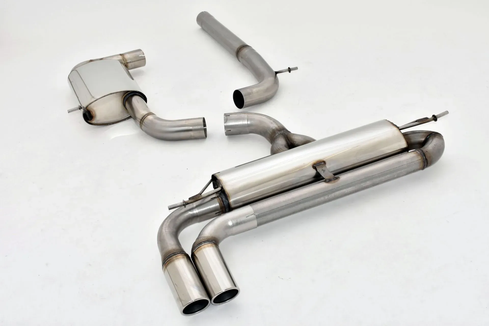 Friedrich Motorsport 76mm Anlage Sportauspuff für Seat Leon 5F inkl. FR SC 2.0l