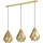 EGLO Carlton 3-flg. 60 W 30 cm rund gold
