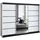 A&J MöbelLand Schiebetürenschrank VILUNO 200 x 215 x 59,5 cm Weiß