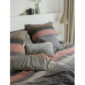 IRISETTE Koala 8617 Gestreift Grau 135 x 200 cm + 80 x 80 cm