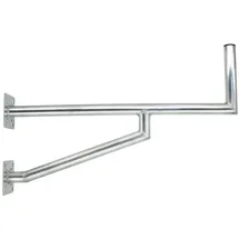 PremiumX 100cm Wandhalter Aluminium zwei Wandplatten SAT Wand-Halterung